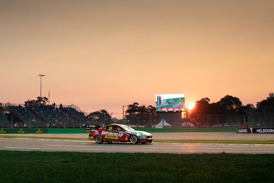 Tickford’s Chaz Mostert grabbed the victory in the third of the four-race weekend. Tickford’s Chaz Mostert grabbed the victory in the third of the four-race weekend.